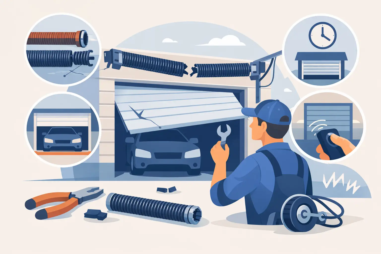 You are currently viewing 9 Garage Door Spring Replacement Signs to Know