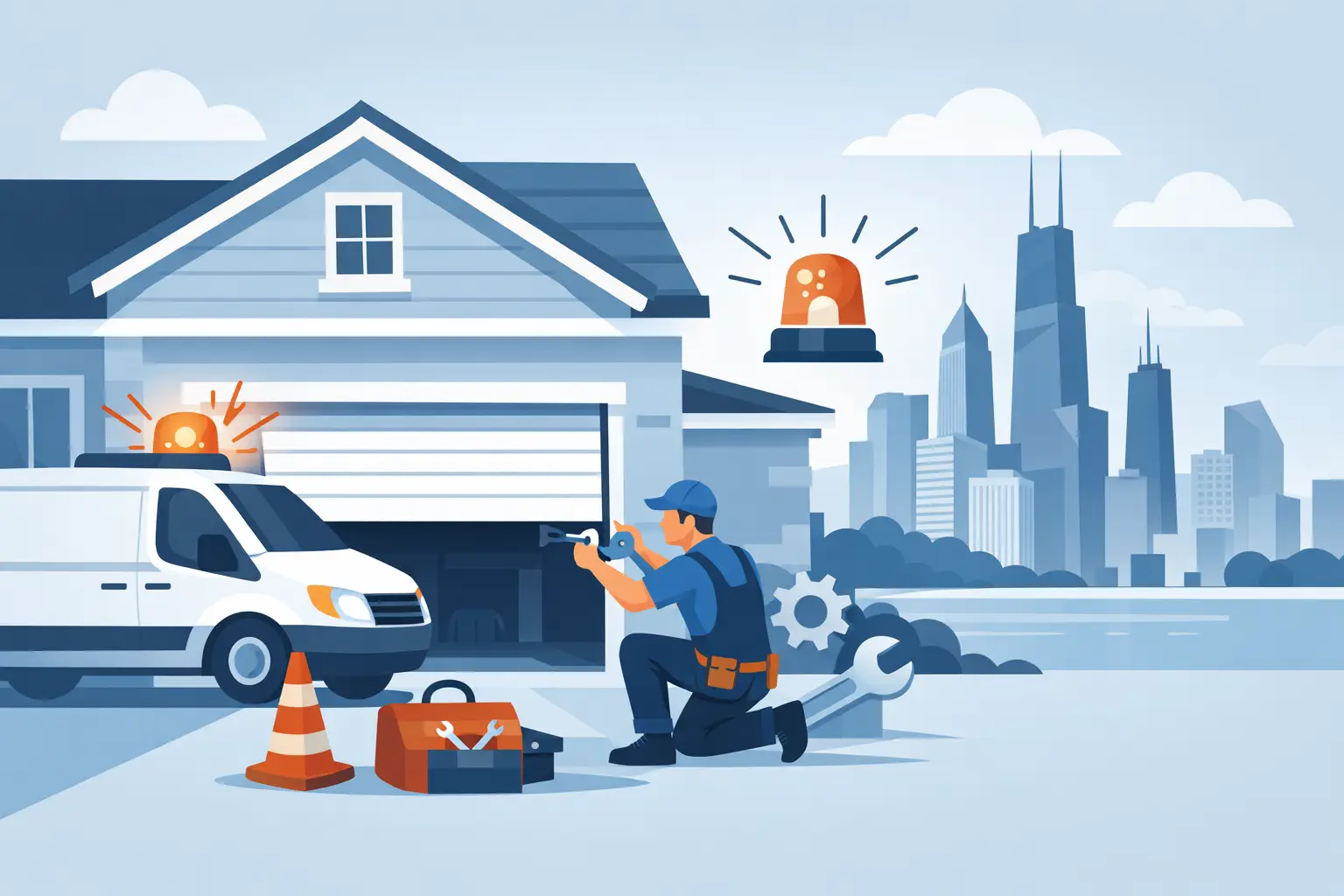 You are currently viewing Emergency Garage Door Repair Cost in Chicago