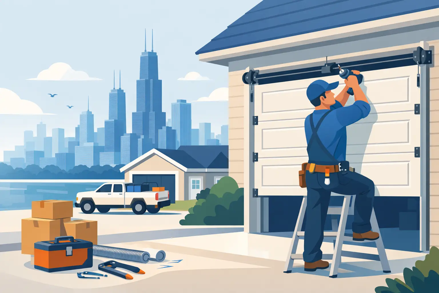 Read more about the article Garage Door Installation Cost in Chicago