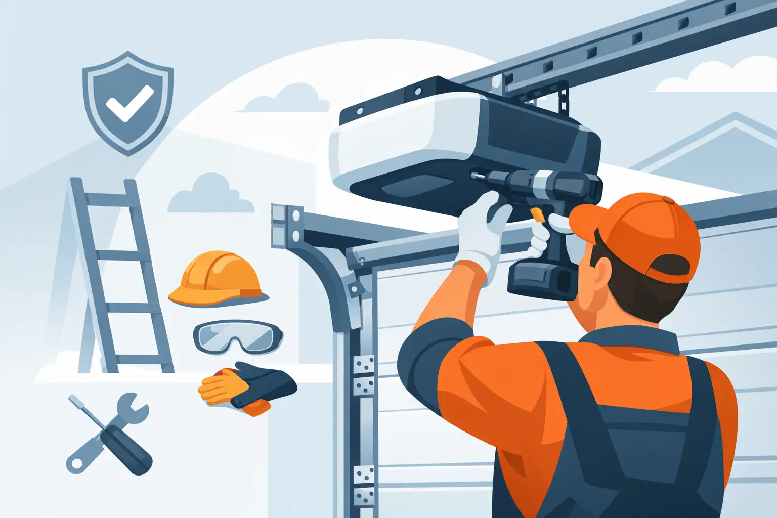 Read more about the article How to Install a Garage Door Opener Safely