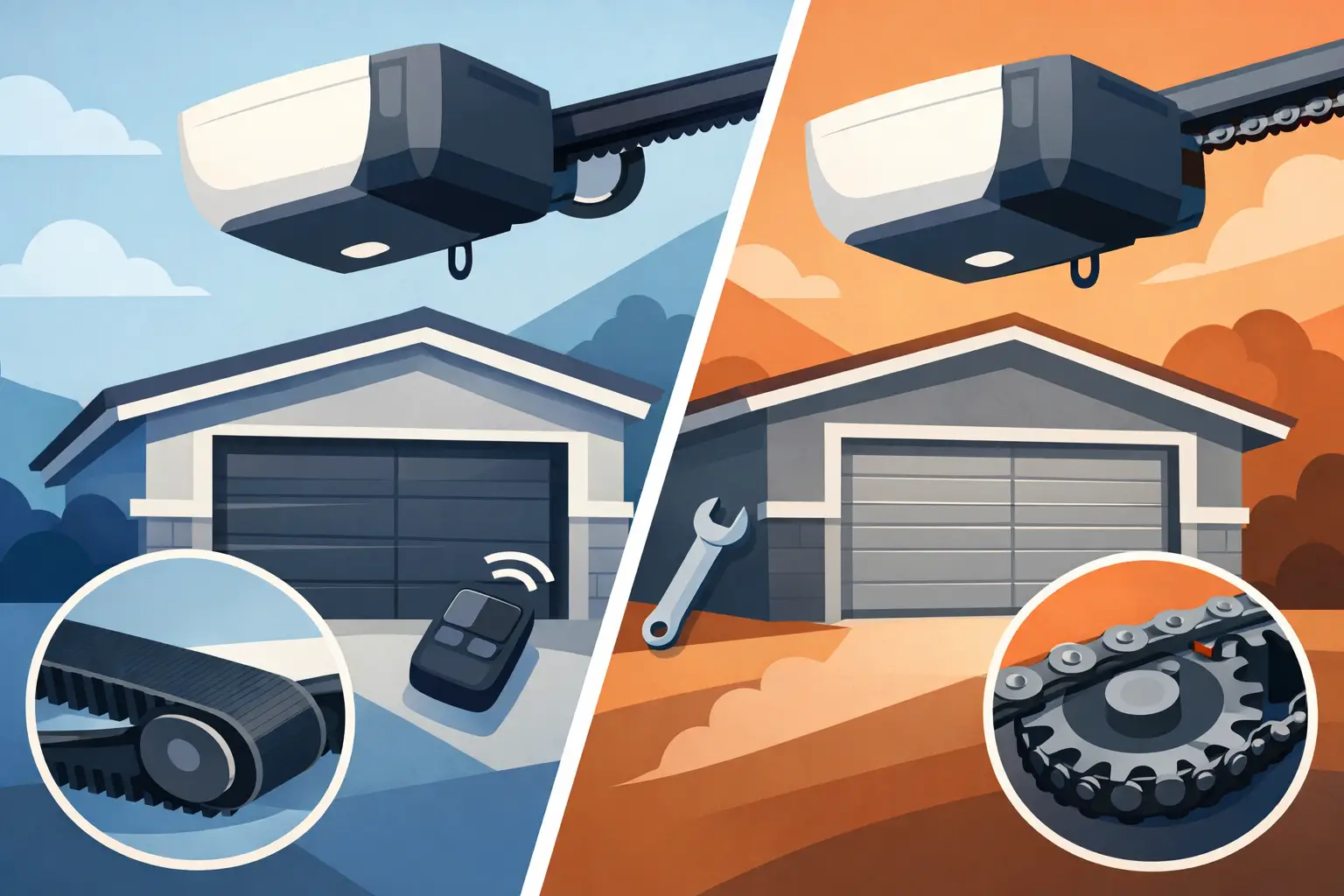 You are currently viewing Belt Drive vs Chain Drive for Garage Doors