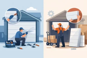 Read more about the article Garage Door Panel Damage Repair or Replacement