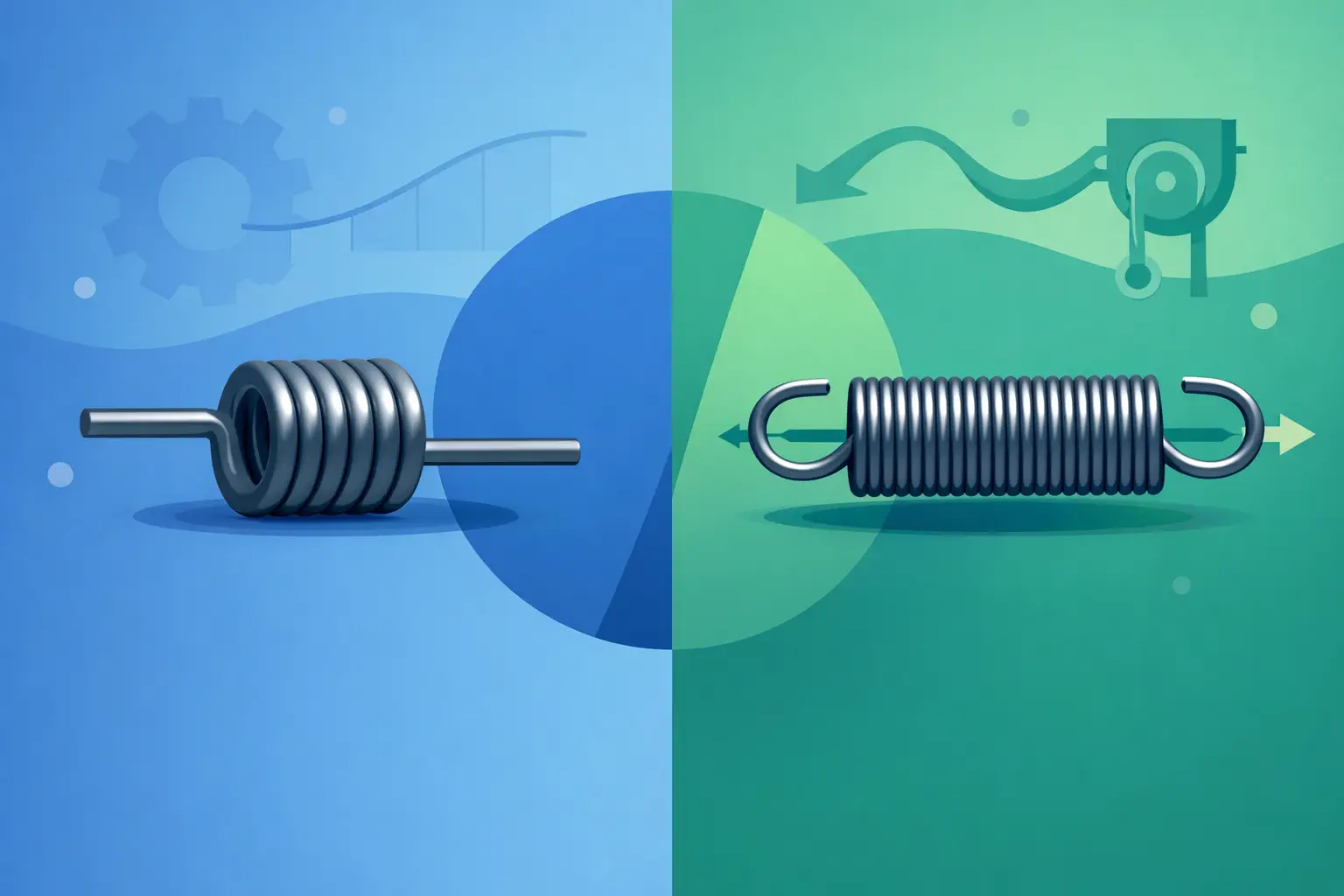 Read more about the article Torsion vs Extension Springs: Which Is Better?