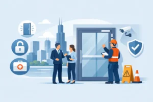 Read more about the article Commercial Door Safety Guide for Chicago Businesses