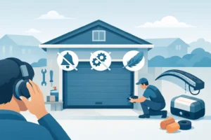 Read more about the article Quiet Garage Door Solutions That Actually Work