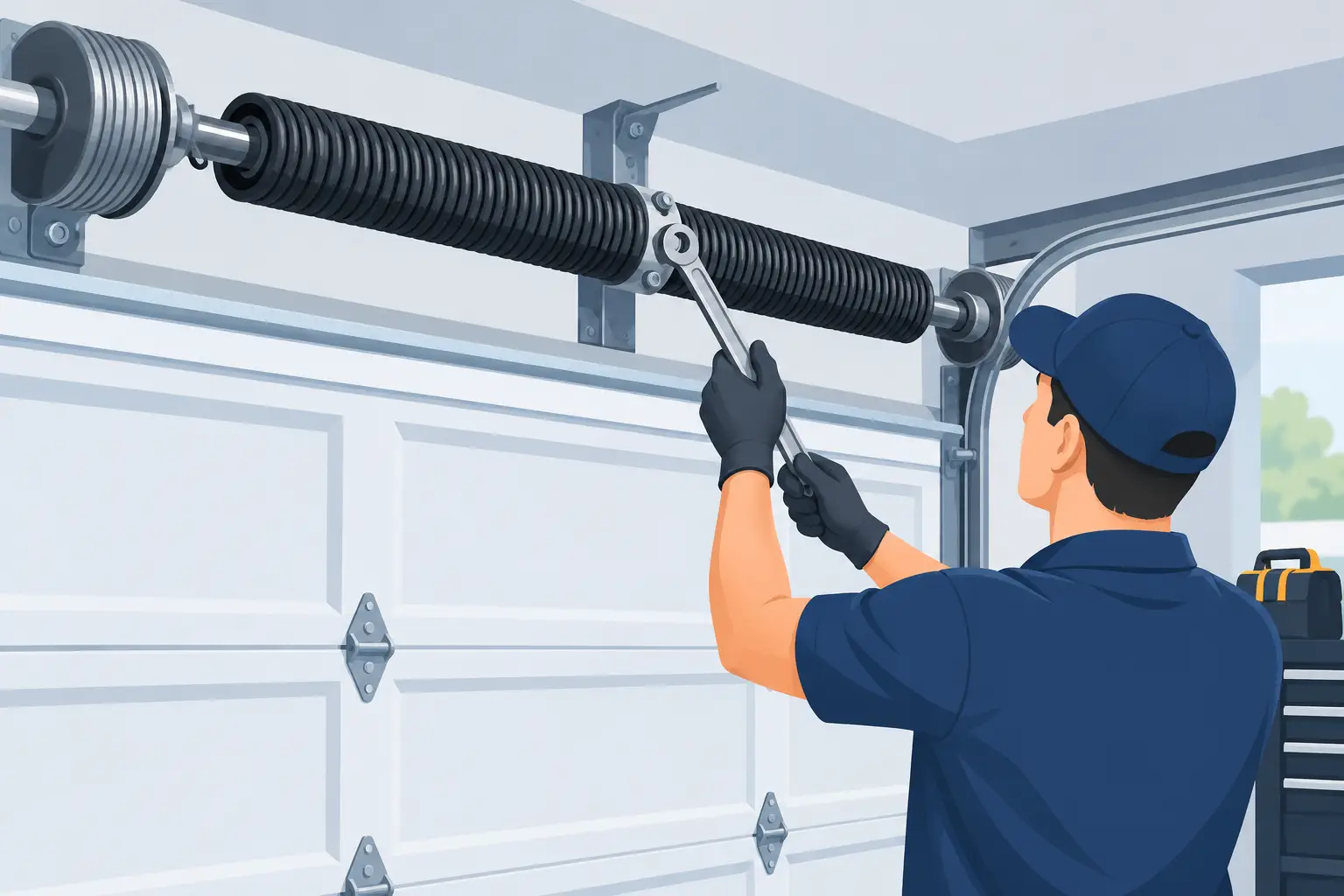 You are currently viewing Torsion Springs and Safe Garage Door Repair