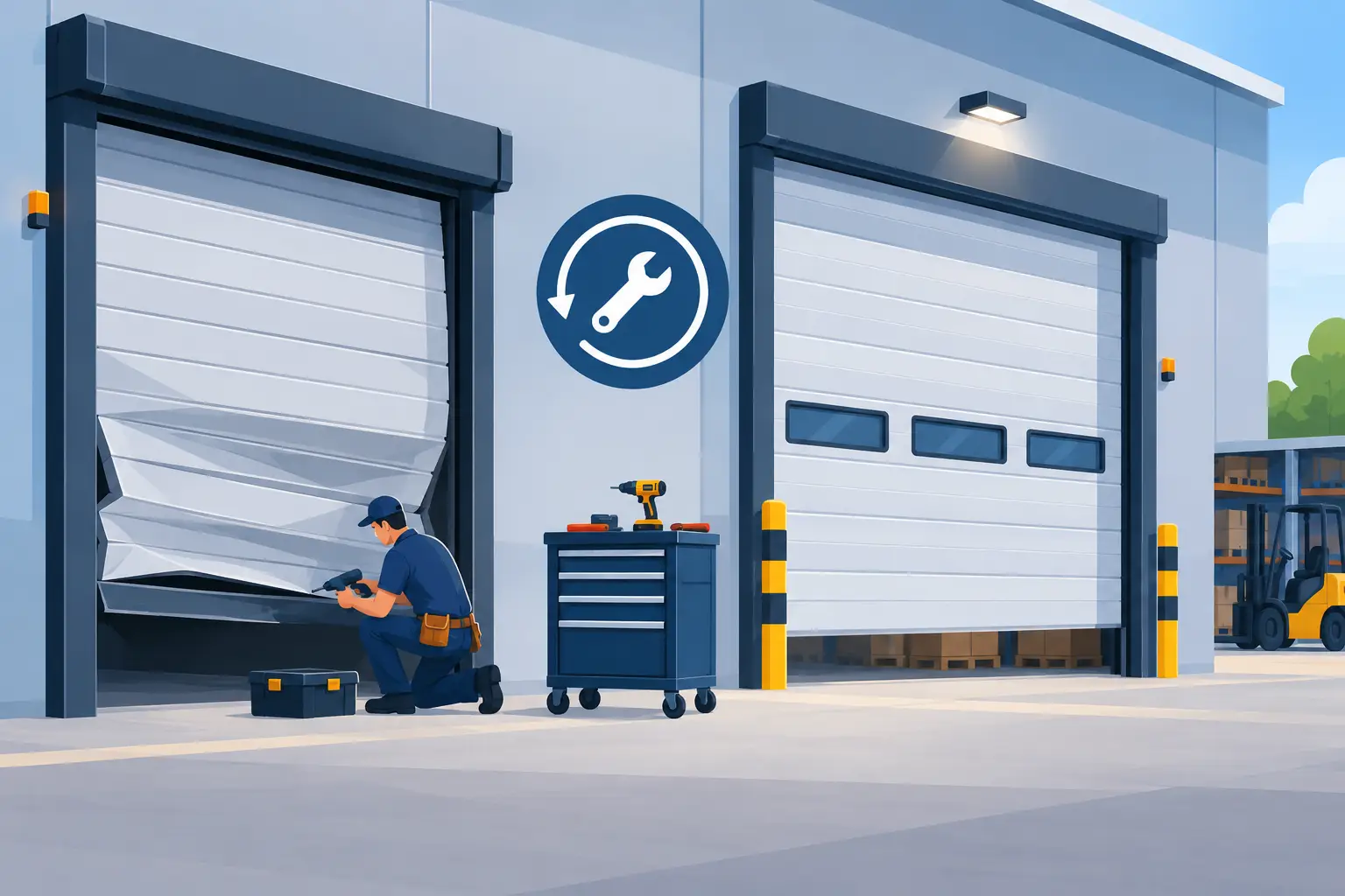 You are currently viewing Warehouse Door Failures and Fast Repairs