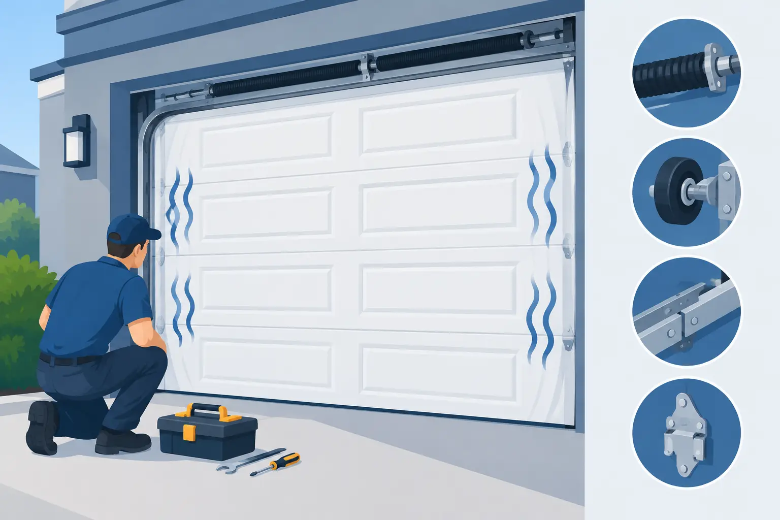 You are currently viewing What Causes Garage Door Vibration? Common Fixes