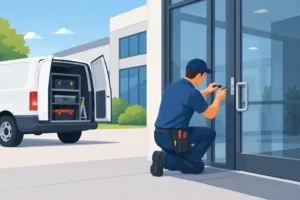Read more about the article When Commercial Door Service Cannot Wait